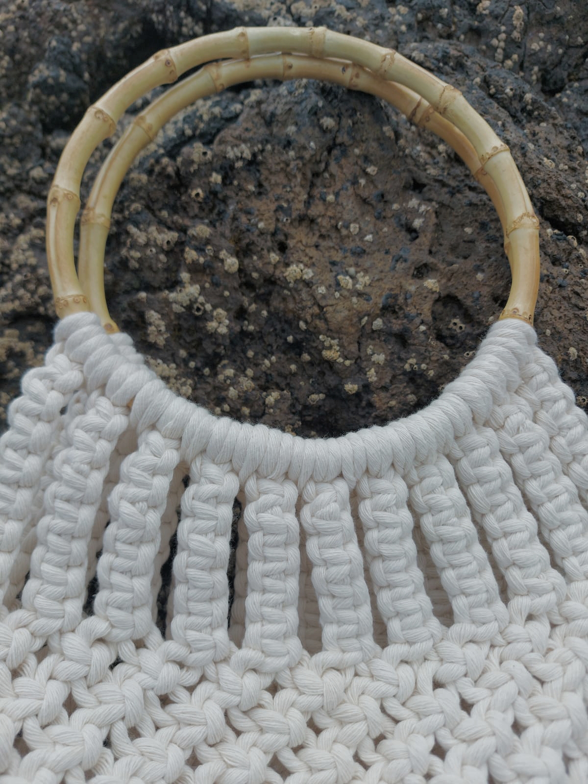 patron bolso macrame