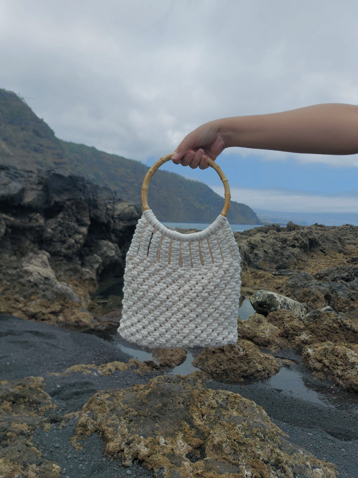 patron bolso macrame