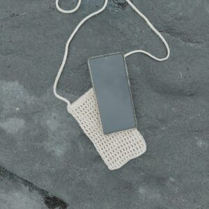 funda móvil crochet