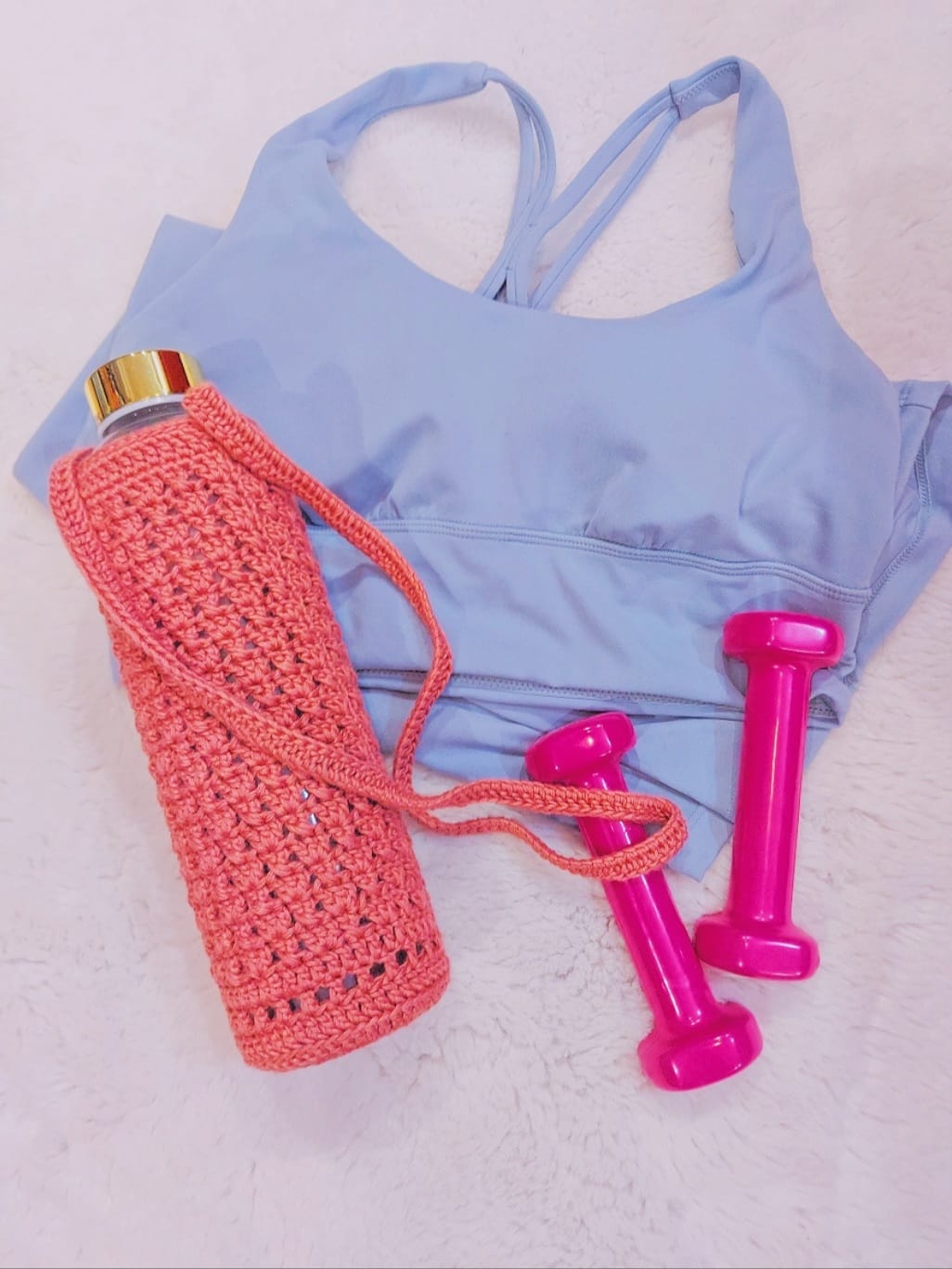 Patrón Digital Funda Botella de agua a Crochet - Imagen 7