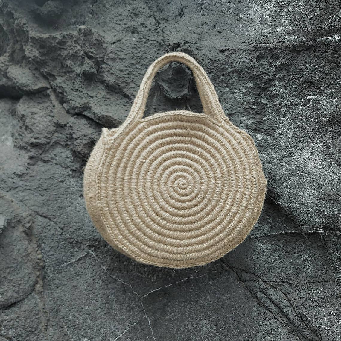 Patrón Bolso Redondo Yute y Cáñamo Crochet - Imagen 8