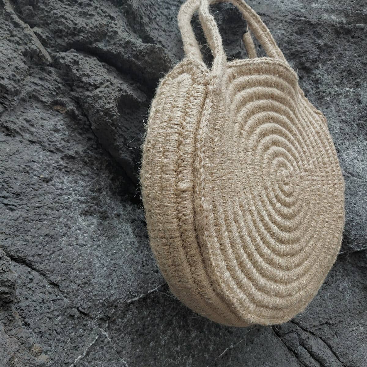 Patrón Bolso Redondo Yute y Cáñamo Crochet - Imagen 9