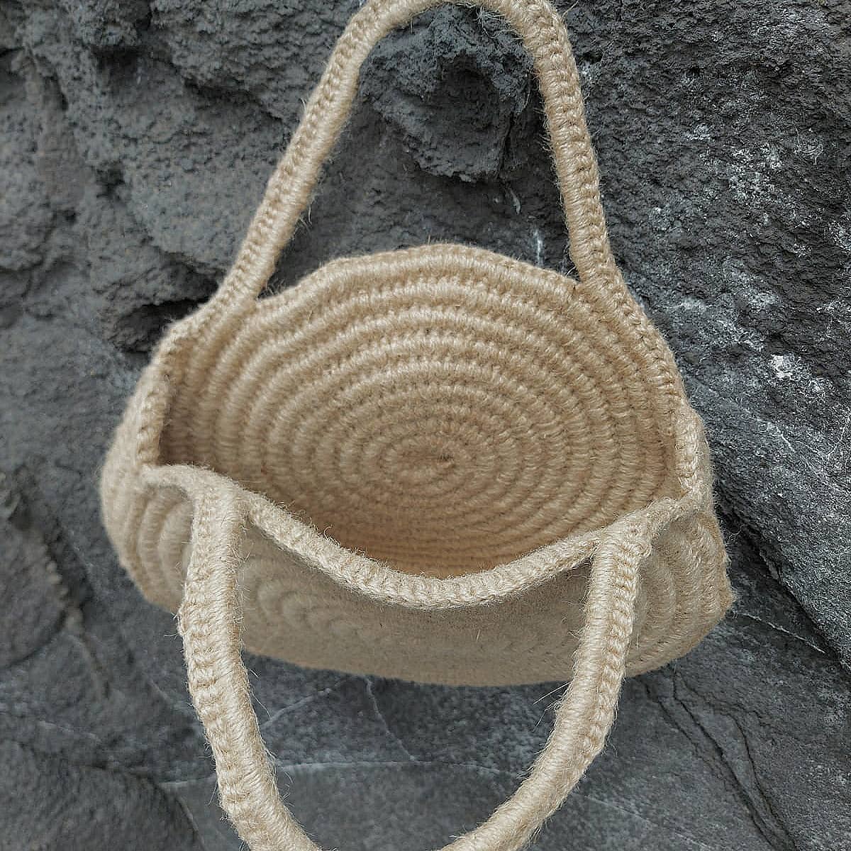 Patrón Bolso Redondo Yute y Cáñamo Crochet - Imagen 10