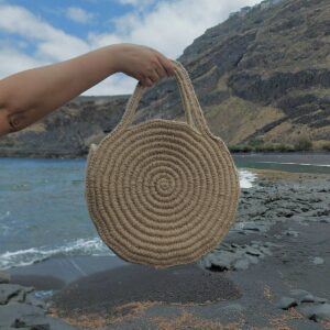 patron bolso redondo a crochet