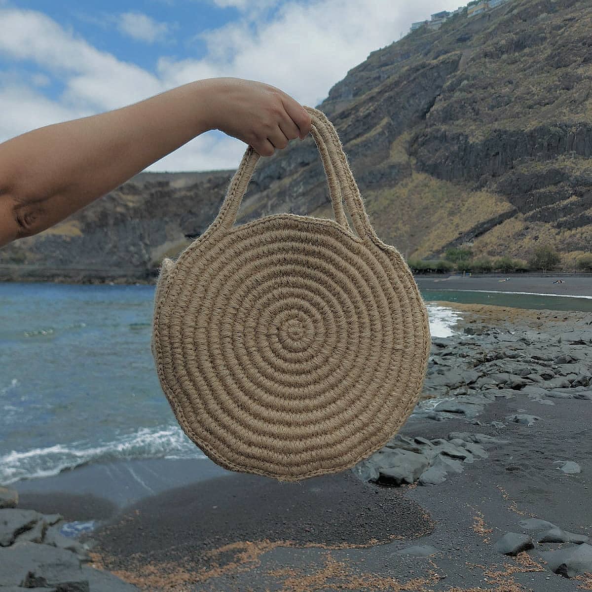 patron bolso redondo a crochet