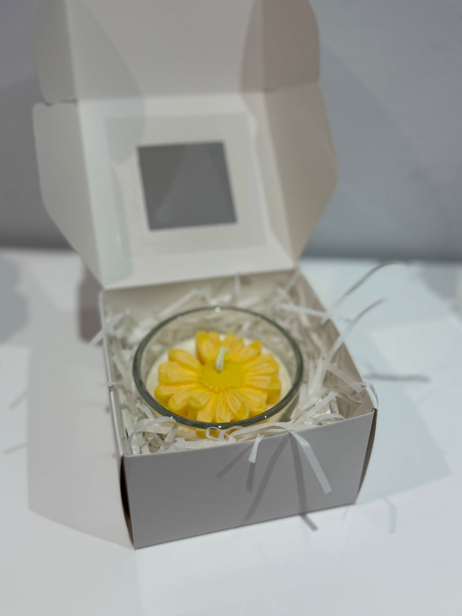 vela soja margarita en vaso