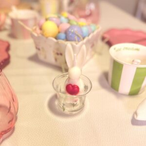 vela soja conejito pascua